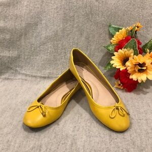 Land’s End Bright Yellow Ballet Flats